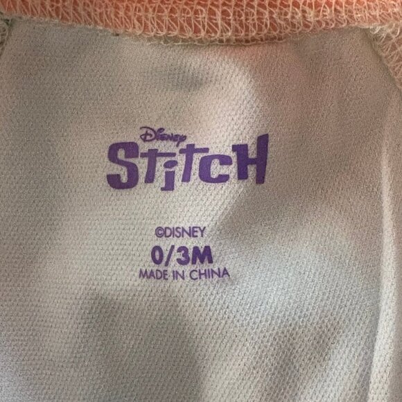 Disney Stitch Rash Guard/Swim Suit 0-3mo - Picture 5 of 5